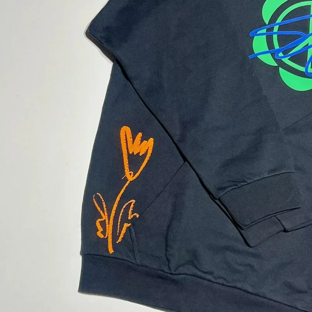 Adidas X Sean Wotherspoon Superturf Hoodie Men Sz: L Black Multicolor HI… - Picture 6 of 8